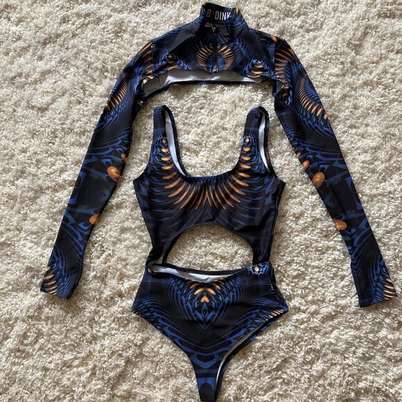 BADINKA Two Piece Bodysuit - Size S - Picture 1 of 4